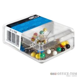 Szpilki tablicowe kolorowe 4x33  100sztuk FOLIA E&D PLASTIC