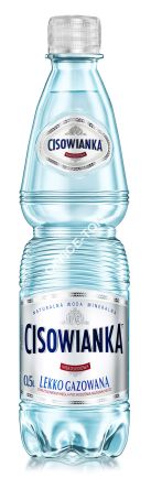 Woda CISOWIANKA 0,5l lekko gazowana
