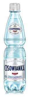 Woda CISOWIANKA 0,5l lekko gazowana