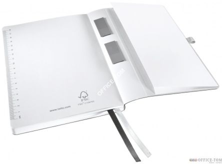 Notatnik w miękkiej oprawie Leitz Style A5 kratka, Satynowa czerń