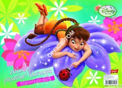 Zeszyt papierów kolorowych samoprzylepnych B4-, 8k. DISNEY WRÓŻKI Unipap