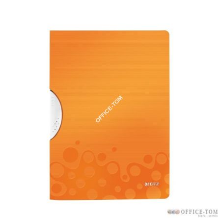 Skoroszyt z klipem LEITZ WOW pomarańczowy 41850044