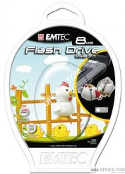 Pamięć USB EMTEC 8GB USB 2,0 kurczak EKMMD8GM320