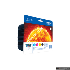 Tusz BROTHER (LC980VALBP) czarny + niebieski + purpurowy + żółty 4szt