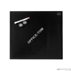 Tablica szklana Nobo Diamond Glass czarna 300x300