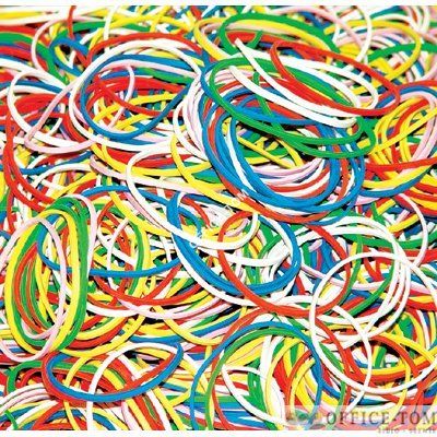 Gumki recepturki DONAU 1 kg, mix kolorow, 60 mm