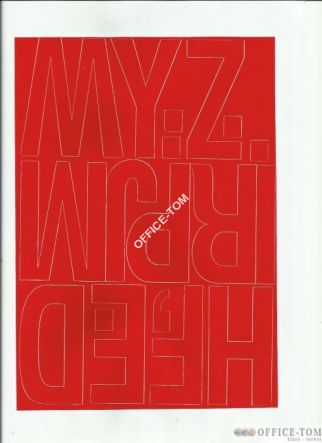 LITERY samoprzylepne 8cm (8szt) białe ARTDRUK