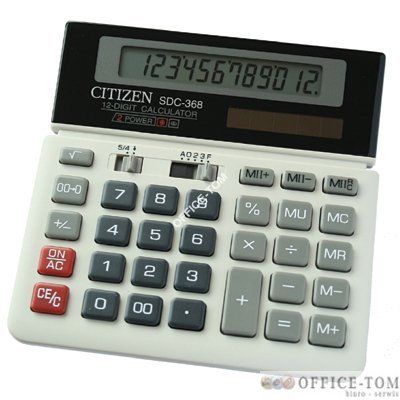Kalkulator CITIZEN SDC368 .