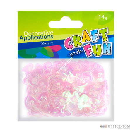 Ozdoby metaliczne Serduszka 14G CRAFT WITH FUN