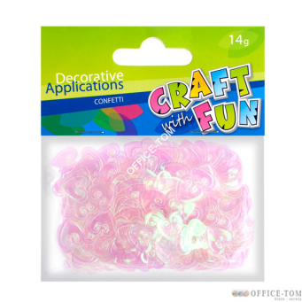 Ozdoby metaliczne Serduszka 14G CRAFT WITH FUN