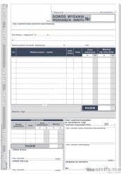 Dowód wydania - przesunięcia - zwrotu MICHALCZYK I PROKOP A5 80 kartek