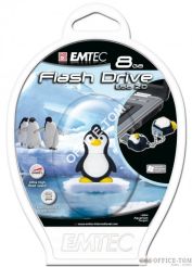 Pamięć USB EMTEC 8GB pingwin   EKMMD8GM314