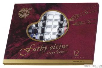 Farby olejne Astra 18ml - Zestaw nr 2
