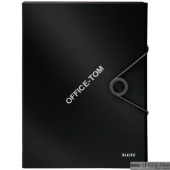 Teczka z gumką PP Leitz Solid, 30mm, czarna 45681095