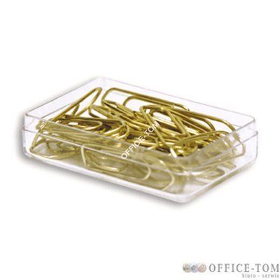 Spinacz E&D PLASTIC złoty 32mm 30szt