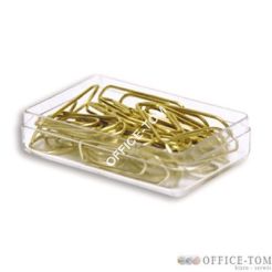 Spinacz E&D PLASTIC złoty 32mm 30szt