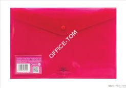 Teczka kopertowa PP 240x360mm  Różowy CONCORD