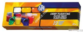 Farby plakatowe 12kol.A\'20 ASTRA