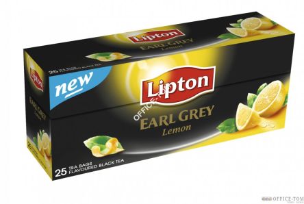 Herbata LIPTON EARL GREY LEMON 25szt 