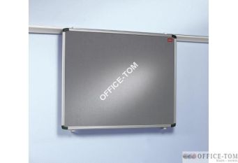 Szyna NOBO 240 cm, z listwą wykończeniową i 2 klipsami na papier