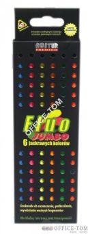 Kredki NOSTER PR.6k.FLUO JUMBO