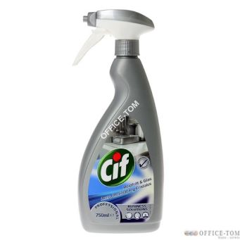 Preparat CIF Stainless Steel & Glass Cleaner 750ml-środek do czyszczenia twardych, wodoodpornych powierzchni