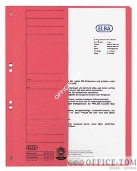 Skoroszyt MANI250 G czerwony SPEDE Elba