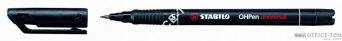 Foliopis STABILO OHPen universal, niezmywalny 0,4 mm czarny