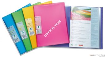 Album ofertowy A4 30 kieszeni niebieski i DCF343C VIVID PENTEL