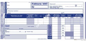 Faktura VAT MICHALCZYK I PROKOP 1/3 A4 80 kartek