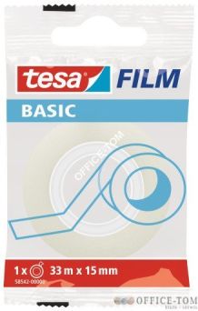 Taśma biurowa TESA BASIC 33m X15mm 58542-0000-00