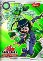 Zeszyt okładka laminowana A5, 16k., linia dwukolorowa BAKUGAN ST.MAJEWSKI