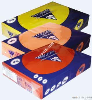 Papier xero kolorowy A4 PIASKOWY 80G karton-5 ryz