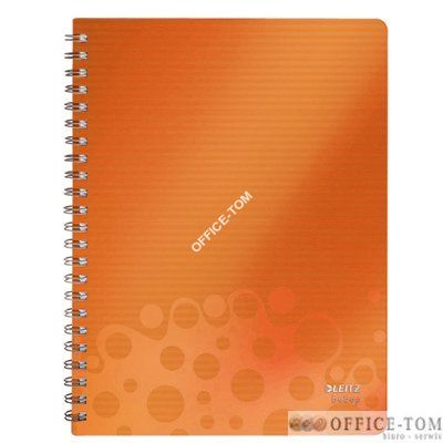 Kołonotanik LEITZ BEBOP A4 80str kratka Pomarańczowy