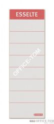 Etykiety grzbietowe do segregatorów ESSELTE 50 mm, biały