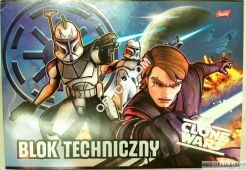 Blok techniczny A4, 10k. CLONE WARS