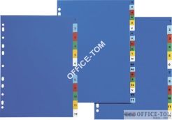 Przekładki A4 z kolorowego PP 1-31 ZS  100204790 ELBA