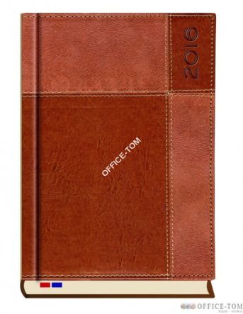 Terminarz A4 AMBASADOR jasny brąz 1 dzień/1-nej stronie T-246K-12 Michalczyk i Prokop