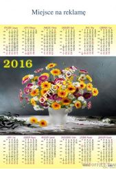 Kalendarz B1 plakatowy (opakowanie 10sztuk)Telegraph  P16 MOTOCYKLISTKA