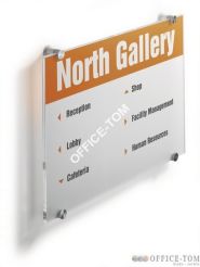 Tabliczka informacyjna CRYSTAL SIGN 297 x 420 mm DURABLE