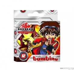 Kredki BAMBINO  12-kol.   w pud.kart. BAKUGAN St.Majewski