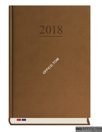 Terminarz A4 stacjonarny ciemny brąż 1 dzień/1-nej stronie T-229V-S2 Michalczyk i Prokop