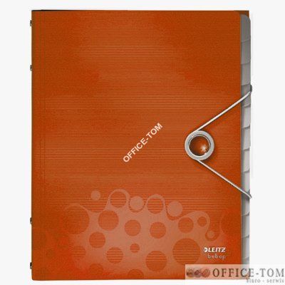 Teczka segregująca 12 przekładek LEITZ Bebop, pomarańczowy