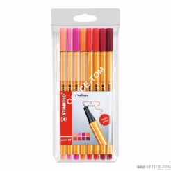 Cienkopis STABILO POINT 88 komplet 8 szt odcienie czerwieni