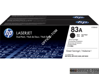 Toner HP 83A (CF283AD) czarny 2x1500str 2szt