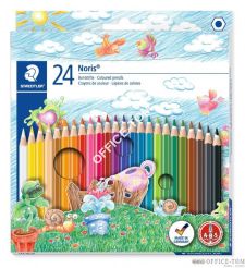 Kredki sześciokątne 24 kolorów STAEDTLER