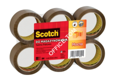 Taśma pakowa 3M 50x66 brązowa bardzo mocna SCOTCH HEAVY UU00526284, 3M Scotch