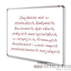 Tablica NOBO biała EURO 1800X900 magnetyczna suchościeralna, porcelanowa
