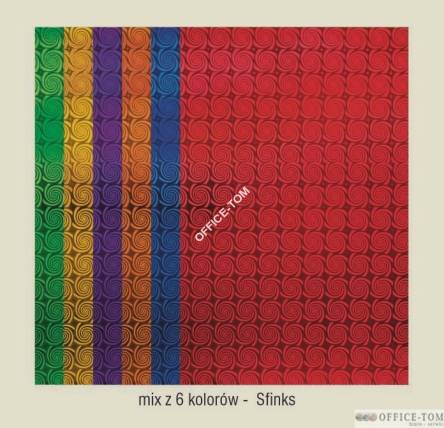 Karton A2 250gr.holographic-sfinks mix (24) CORMORAN *7848