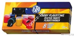 Farby plakatowe 8 kol.A\'20 ASTRA